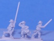 15mm ACW figures - Confederate command charging